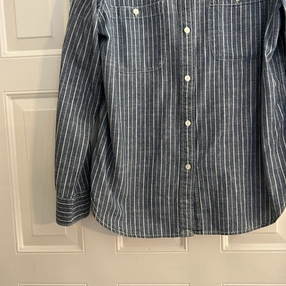 LAUREN RALPH LAUREN COTTON BUTTON DOWN SHIRT LARGE - Picture 3 of 12